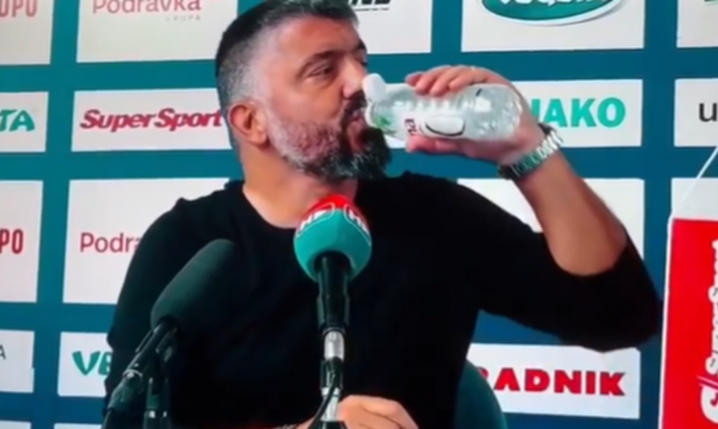 REAKCJA Gennaro Gattuso na ŁYK wody kokosowej xD [VIDEO]